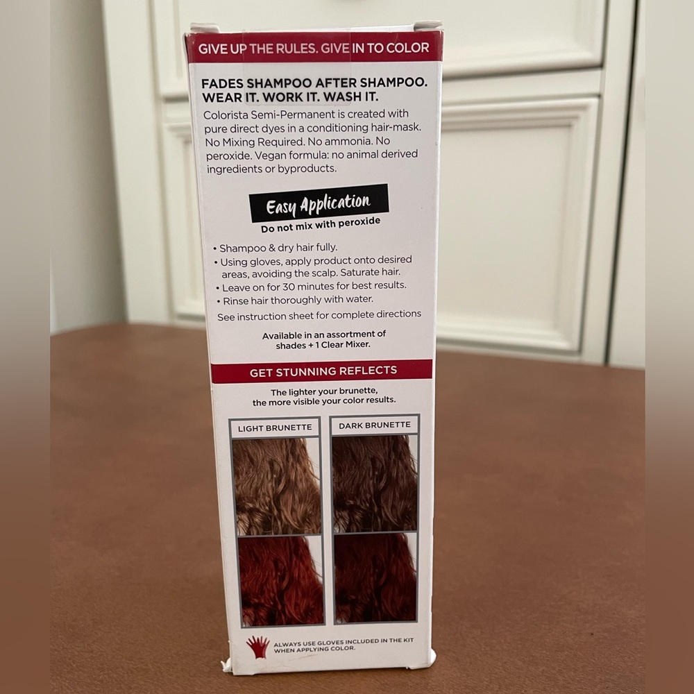 L’Oréal Colorista Semi Permanent Hair Color- Tangerine 40 red NWT 🎉Host Pick x4🎉 - Picture 3 of 4